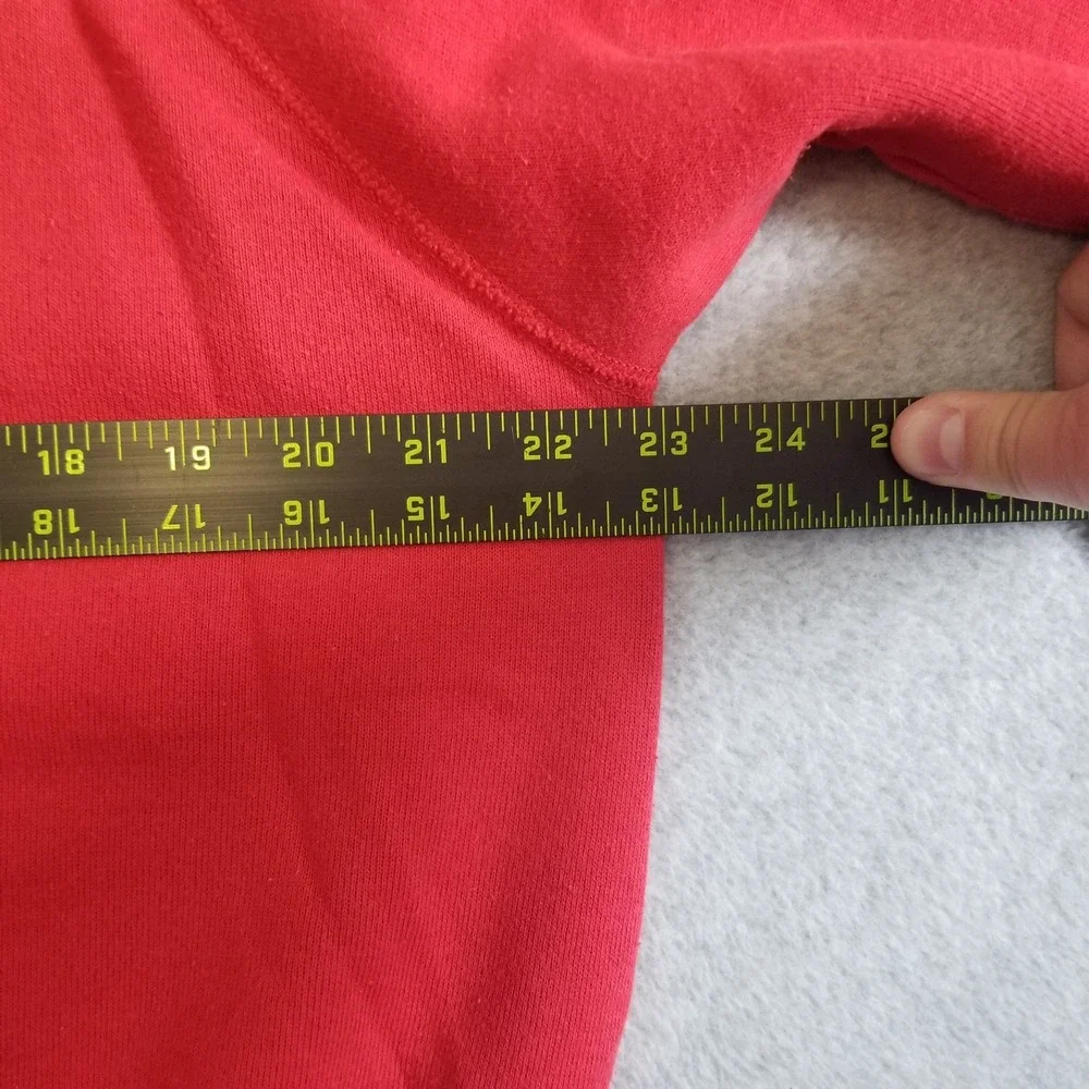 VTG Christmas Sweater Mens XL Red Raglan Dear Santa Holiday Crewneck 90s